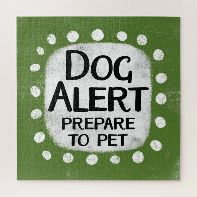Dog Alert Jigsaw Puzzle (Vertikal)