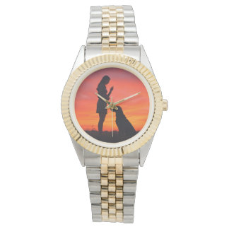 dog and girl  Watches Armbanduhr