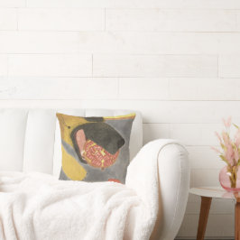 Dog and pomegranate pillow kissen