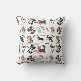 Dog and Woof Cushion Kissen