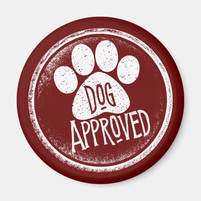 Dog Approved Magnet (Vorne)