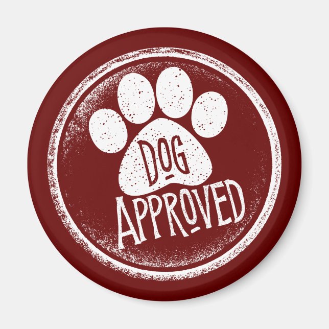 Dog Approved Magnet (Vorne)