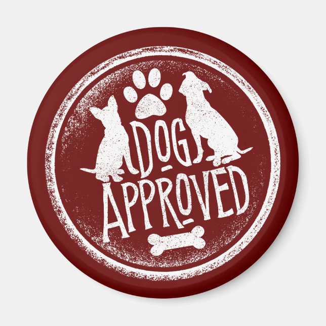 Dog Approved Magnet (Vorne)