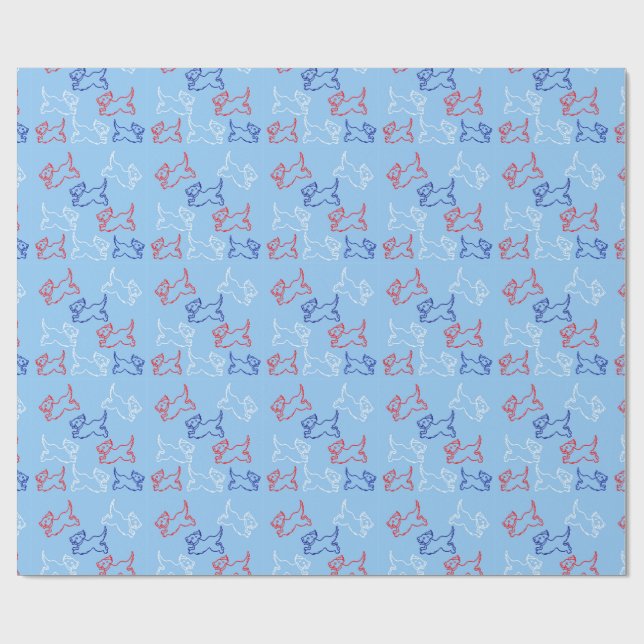 Dog Art Giftwrapping Paper - Customize - Art Geschenkpapier (Flach)