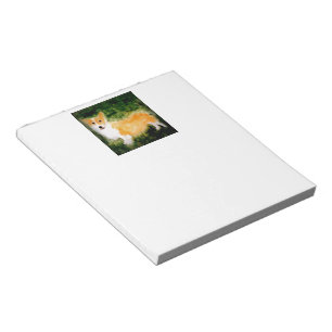 Dog Art Niedlich Corgi Notizblock
