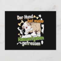 Dog Ate My Hausaufgaben - Deutsches Zitat lernen