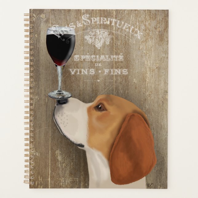 Dog Au Vin Beagle Planer (Vorderseite)