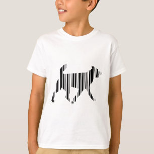 DOG BAR CODE Kanine Barcode Muster Design T-Shirt