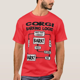 Dog Barking Logic, lustige Hundeschenkidee, Funny T-Shirt