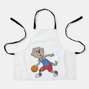 Dog Basketball-Spieler Basketball Schürze