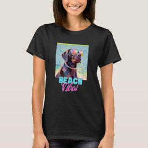 Dog Beach T Shirt Niedlich Labrador Eigentümer T-S