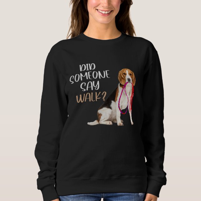 Dog Beagle Puppy Cute  Mother s Day Beagle Sweatshirt (Vorderseite)
