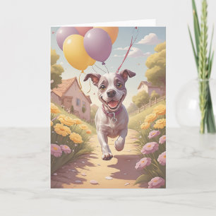 Dog Birthday Wishes Karte