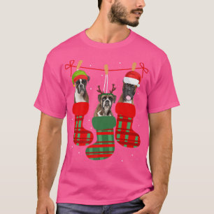 Dog Boer Weihnachtssocken Funny Xmas Pajama Pup Pu T-Shirt
