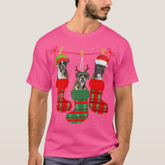 Dog Boer Weihnachtssocken Funny Xmas Pajama Pup Pu T-Shirt