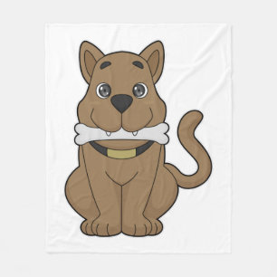 Dog Bone Fleecedecke
