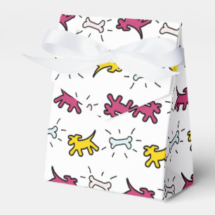 Dog Bone Graffiti Style Auswählen Farbe Bevorzugun Geschenkschachtel