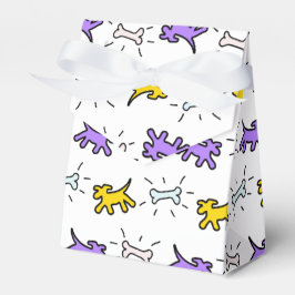 Dog Bone Graffiti Style Auswählen Farbe Bevorzugun Geschenkschachtel
