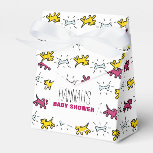 Dog Bone Graffiti Style Baby Dusche Box 2 Geschenkschachtel