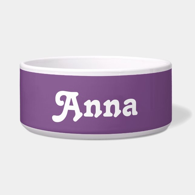 Dog Bowl Anna Napf (Vorderseite)