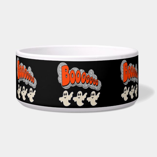 Dog Bowl Boo Ghosts Napf (Vorderseite)