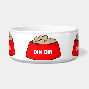 Dog Bowl Food Bowl Red Din Napf