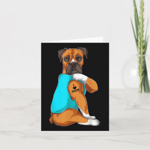 Dog Boxer I Liebe Mama Tattoo Apparel Dog Mama Ges Karte