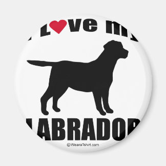 "DOG BREED" - LABRADOR - "I LIEBE my LABRADOR" Magnet