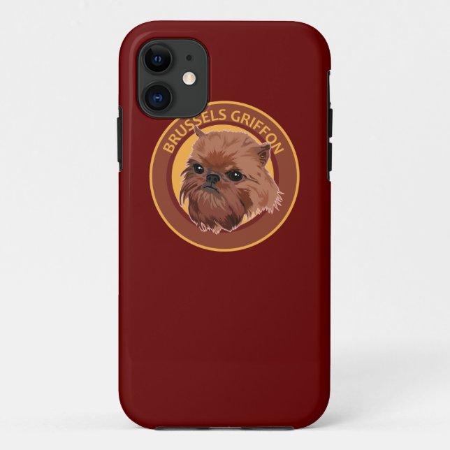Dog Brussels Griffon Case-Mate iPhone Hülle (Rückseite)