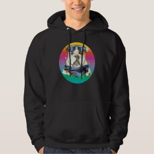Dog Bulldog Womens farbenfrohe englische Bulldog M Hoodie
