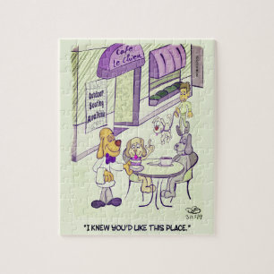 Dog Cafe Jigsaw Puzzle