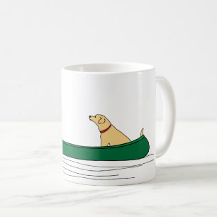Dog Canoe Trip Tasse