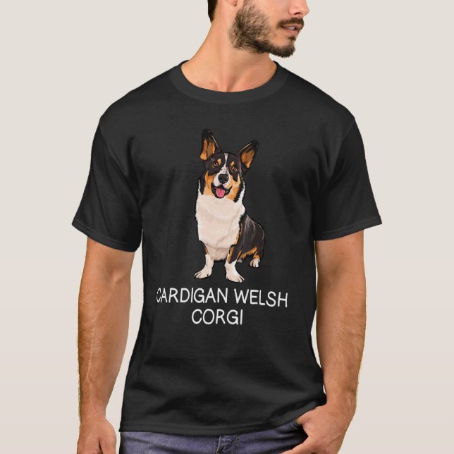 Dog Cardigan Welsh Corgi T-Shirt (Vorderseite)