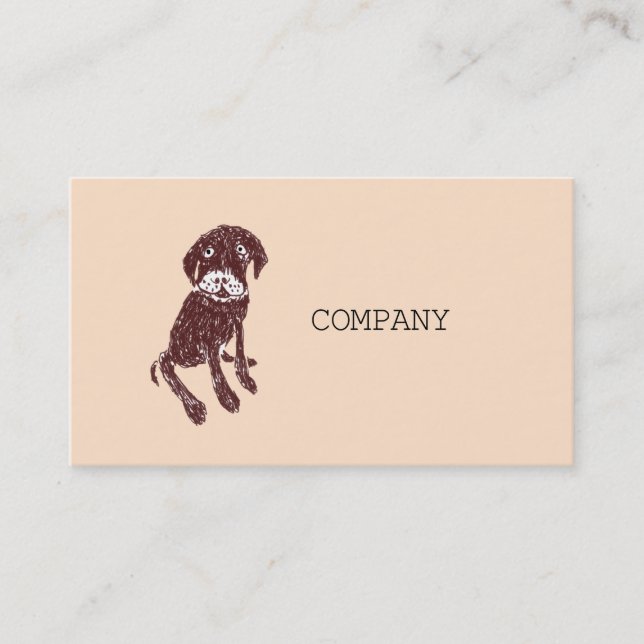 DOG　CARE　PROFESSIONAL VISITENKARTE (Vorderseite)