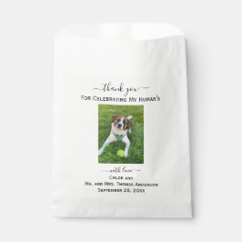 Dog Cat Foto Mein menschliches Dankeschön für Hoch Geschenktütchen