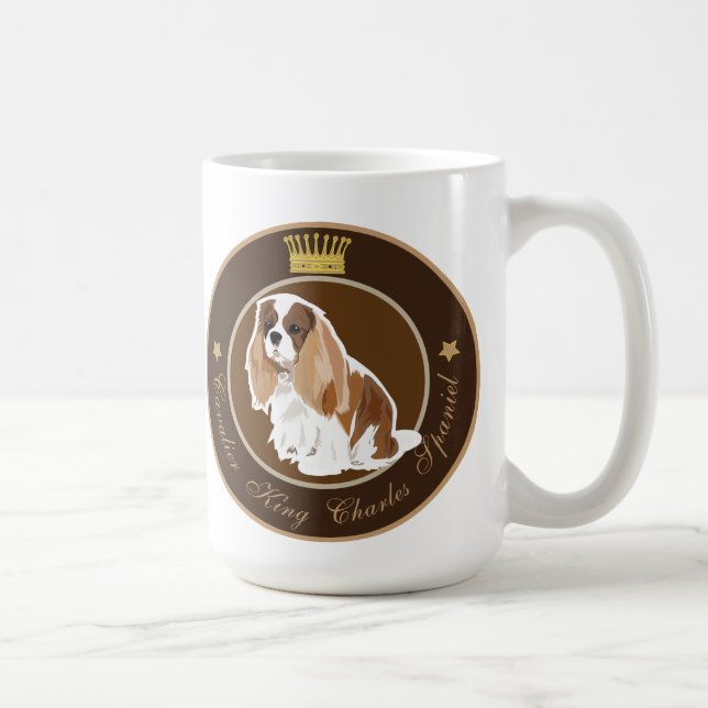 Dog Cavalier King Charles Spaniel Kaffeetasse (Rechts)