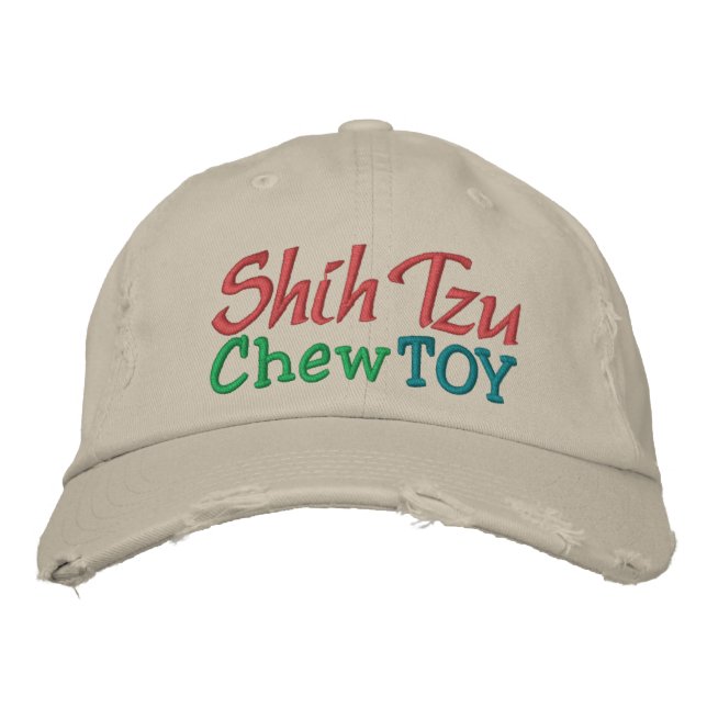 Dog Chew Toy Cap by SRF Bestickte Kappe (Vorderseite)
