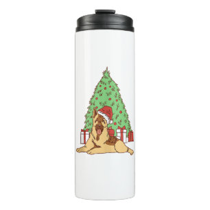 Dog Christmas Tree - Funny Christmas Thermosbecher