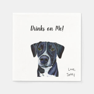 Dog Cocktail Napkins Serviette