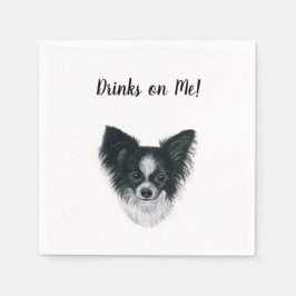 Dog Cocktail Napkins Serviette