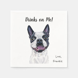 Dog Cocktail Napkins Serviette