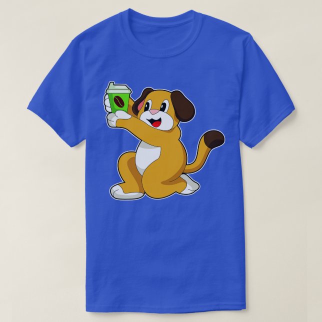 Dog Coffee Tasse T-Shirt (Design vorne)