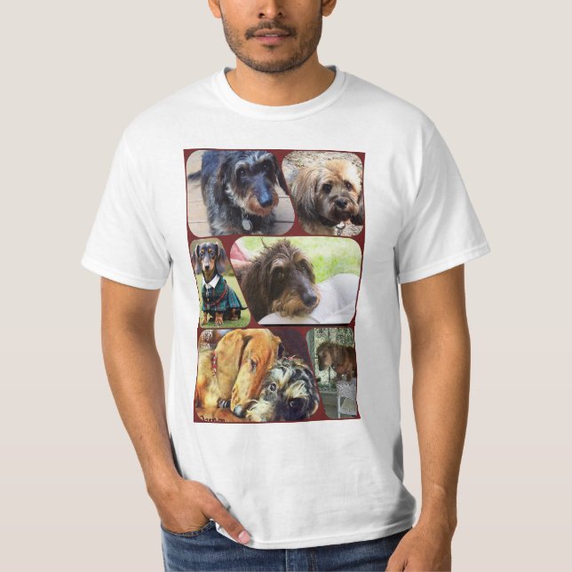 Dog Collage T-Shirt (Vorderseite)