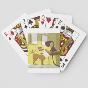 Dog Conehead Funny Spielkarten