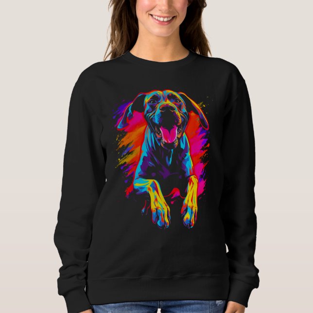Dog Cool Great Dane Sweatshirt (Vorderseite)