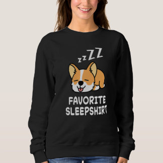 Dog Corgi Dogs Nap Sleeping Sleep Pajama Pajamas N Sweatshirt