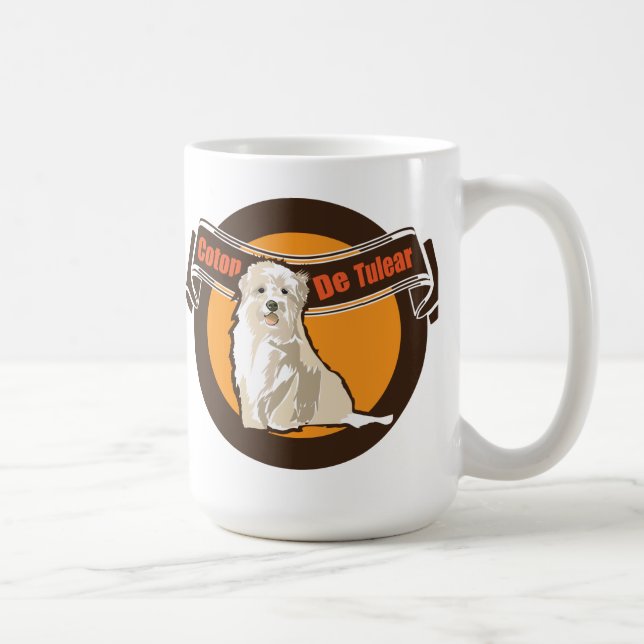 Dog coton de tulear kaffeetasse (Rechts)