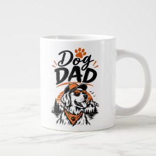 Dog Dad Abenteuer Berghundliebhaber Jumbo-Tasse