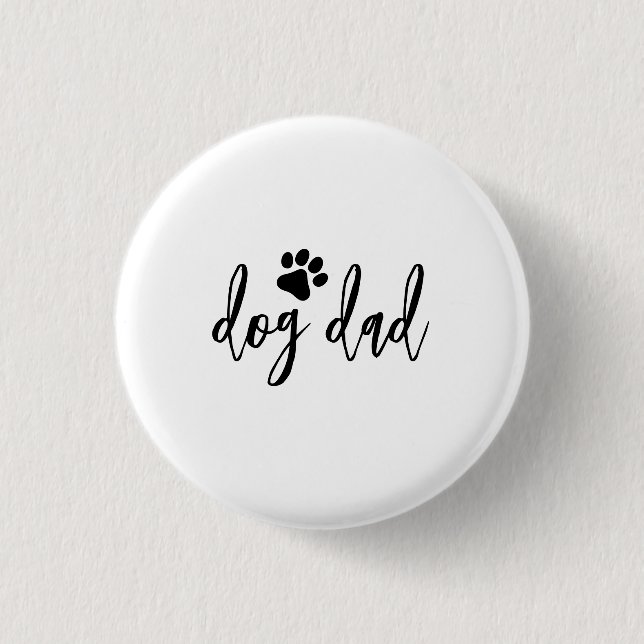 Dog dad button (Vorderseite)