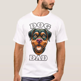 Dog Dad - niedliches Hunde-Design T-Shirt